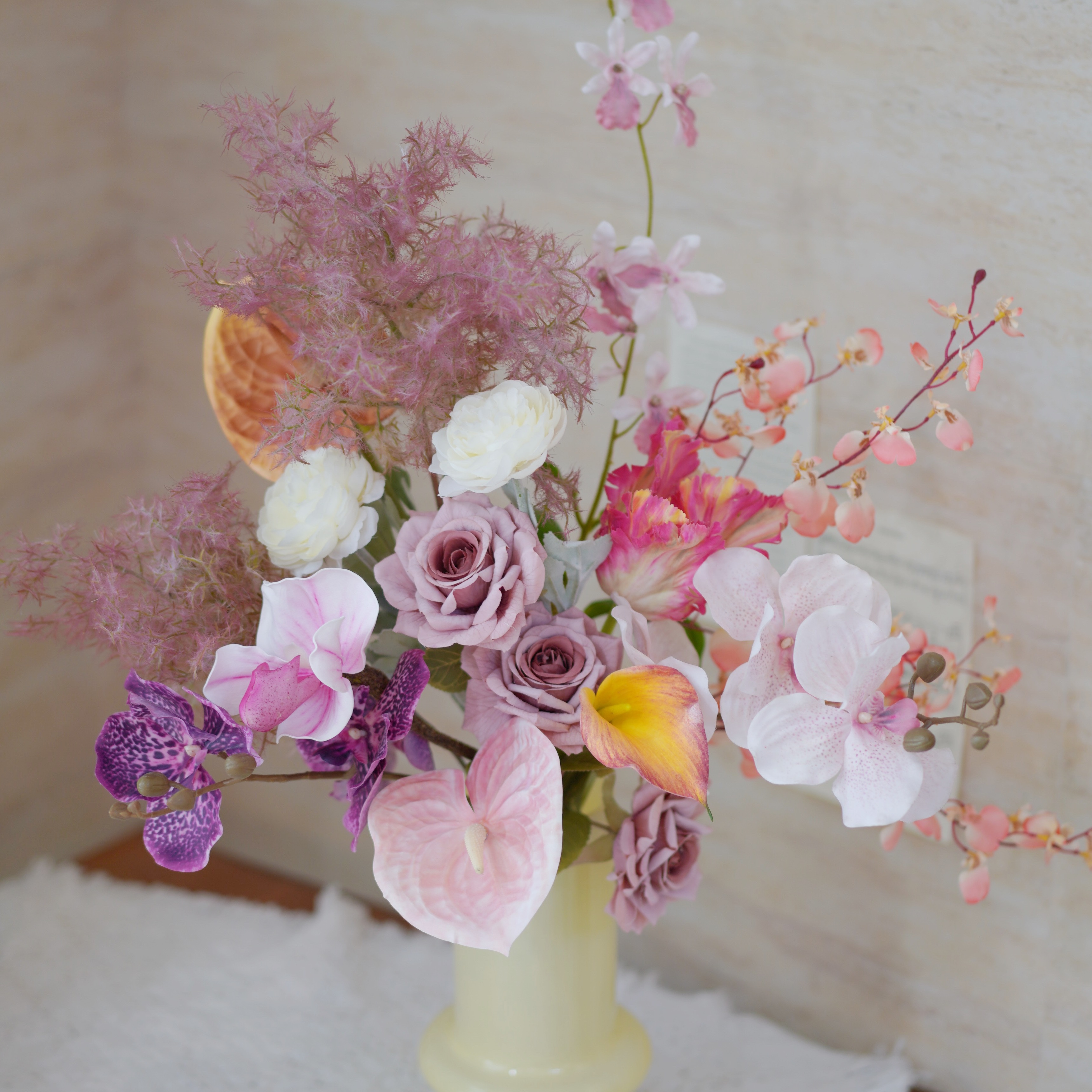 COSA轻奢花艺摆件多巴胺仿真花