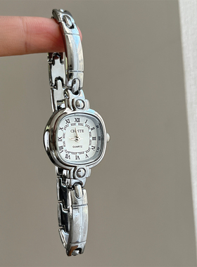 CHISTE经典方形罗马链条手表女精致轻奢职场高颜值女士石英腕表