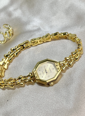 CHISTE经典多边形荆棘带手链表手表女高级感小众设计女士石英腕表