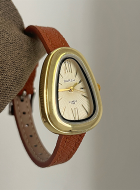 BARSH高级感蛇头细带手表女简约复古小众设计精致小巧女士手腕表