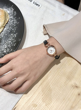 小巧森系小清新文艺百搭时尚单品配饰学院风ulzzang可爱皮带手表