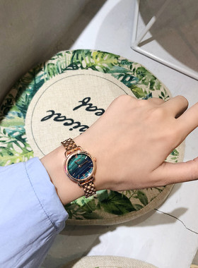 别样ins链条小巧手表女学生韩版简约潮流ulzzang复古小表盘手链表