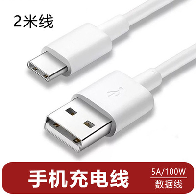 飞毛腿type-c口充电线2米快充