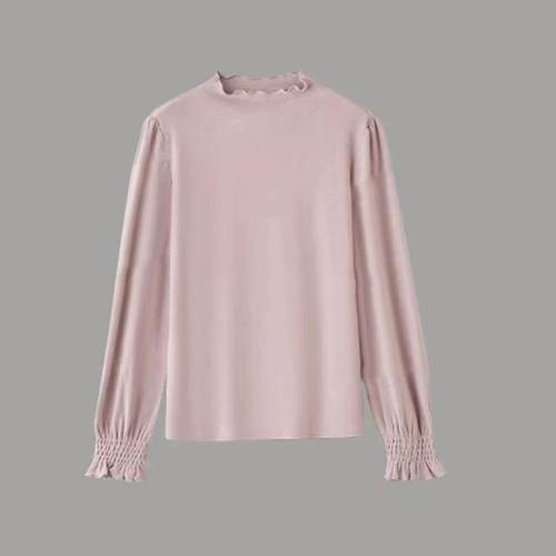 长袖内在美大洪严选磨毛半高领