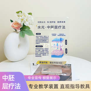 医美皮肤整容水光中胚层疗法亚克力示意图医患沟通咨询科普知识