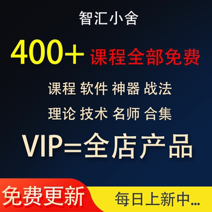 VIP店铺会员课程炒股票知识基金看盘S器技术分析战法全套视频教程