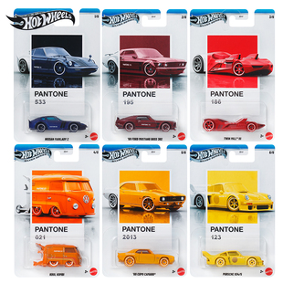 风火轮潘通联名高级普卡保时捷大众尼桑跑车合金车汽车模型JKY47