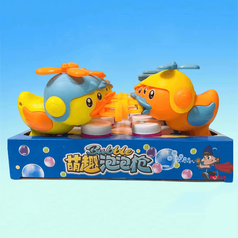 小鸭飞机泡泡枪玩具批发