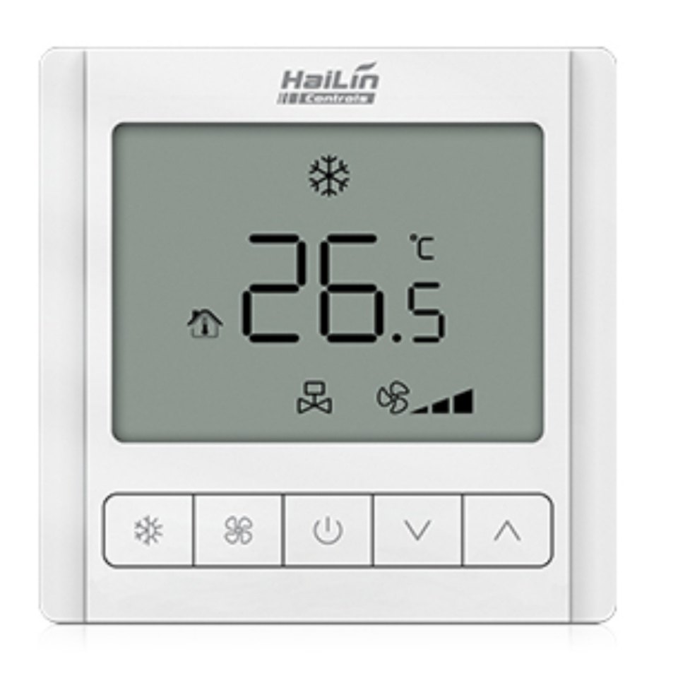温控器空调开关温控器控制器风机盘管面板最新款HL109DA2水冷风机