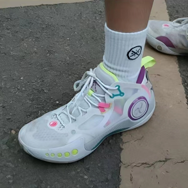 李宁幻影3经典款男子现货低帮经典系带减震篮球鞋ABPS041