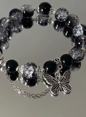 蝴蝶手链4件套小红书同款清冷女小众设计感轻奢甜美百搭学生闺蜜