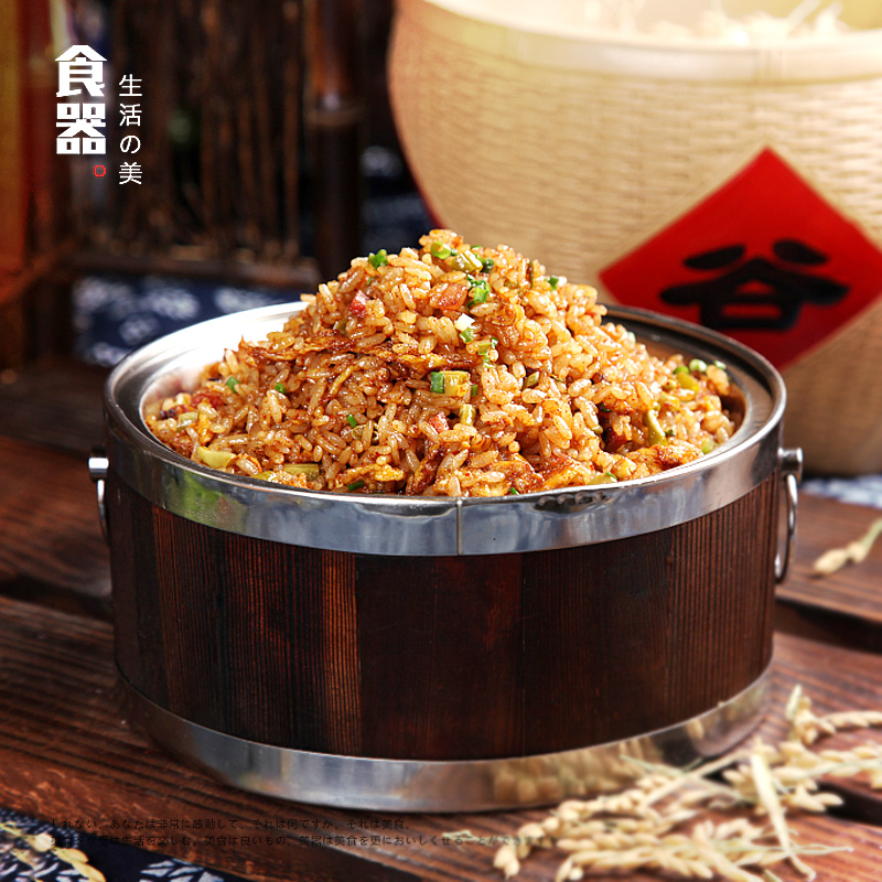餐具保温桶不锈钢内胆仿古汤碗