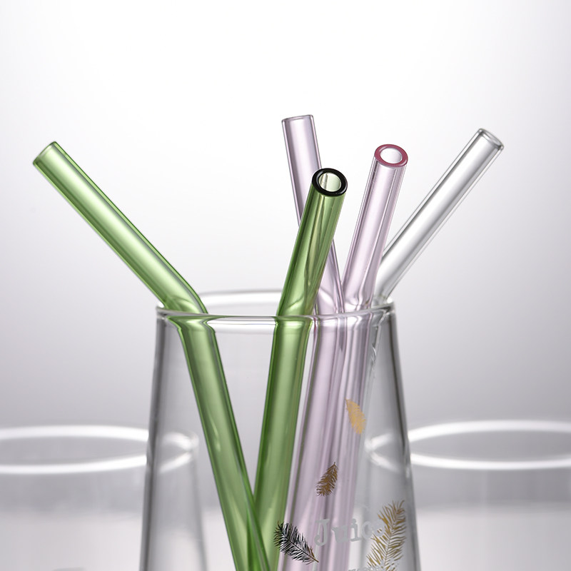 玻璃吸管吸管成人防口红透明果汁饮管硬质女耐热玻璃孕妇健康饮管