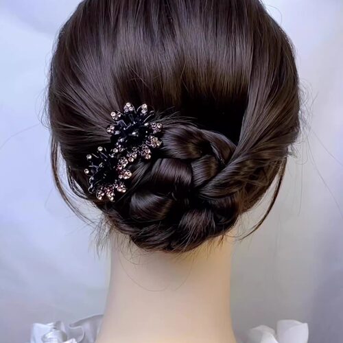 韩版精致时尚小抓夹满钻编发抓夹