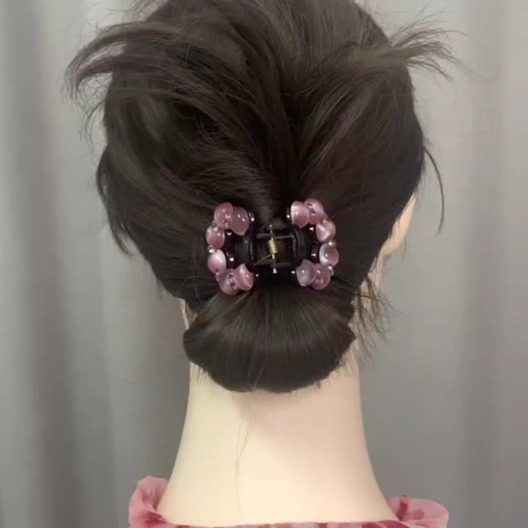 新款温柔披肩发抓夹轻奢
