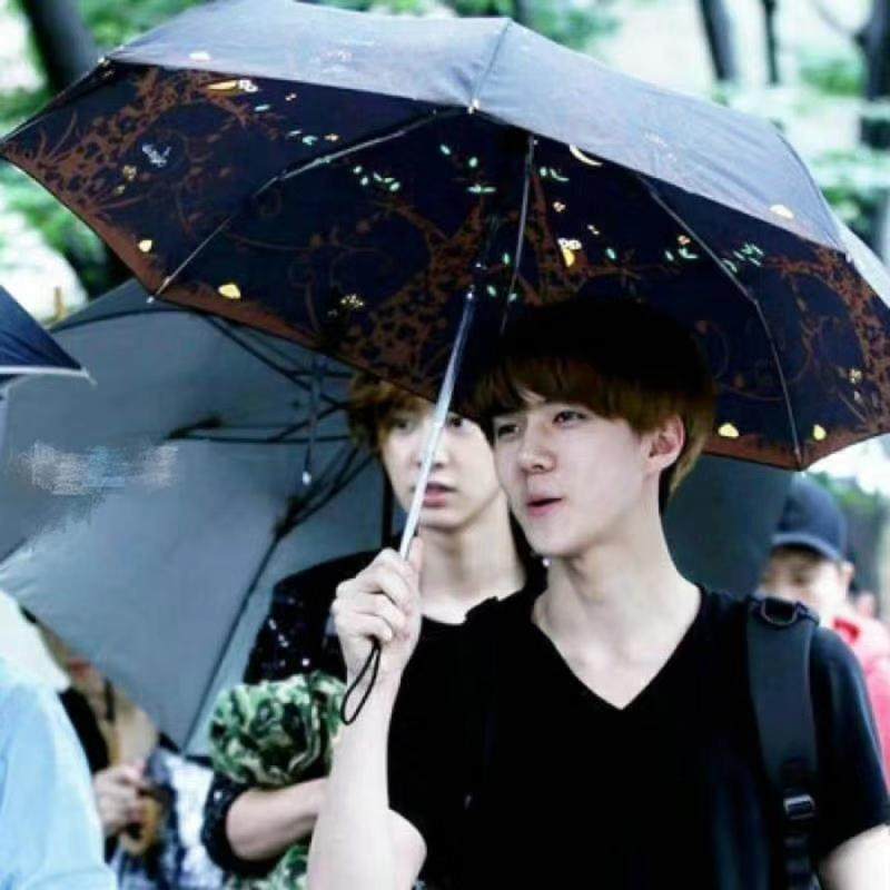 vouge防紫外线防雨多功能晴雨伞方便携带五折手动伞三折自动伞