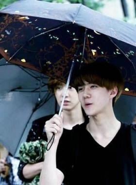 vouge防紫外线防雨多功能晴雨伞方便携带五折手动伞三折自动伞