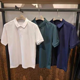 韩国直邮KL男款 短袖 棉T恤速干透气弹力舒适户外运动短袖 polo衫