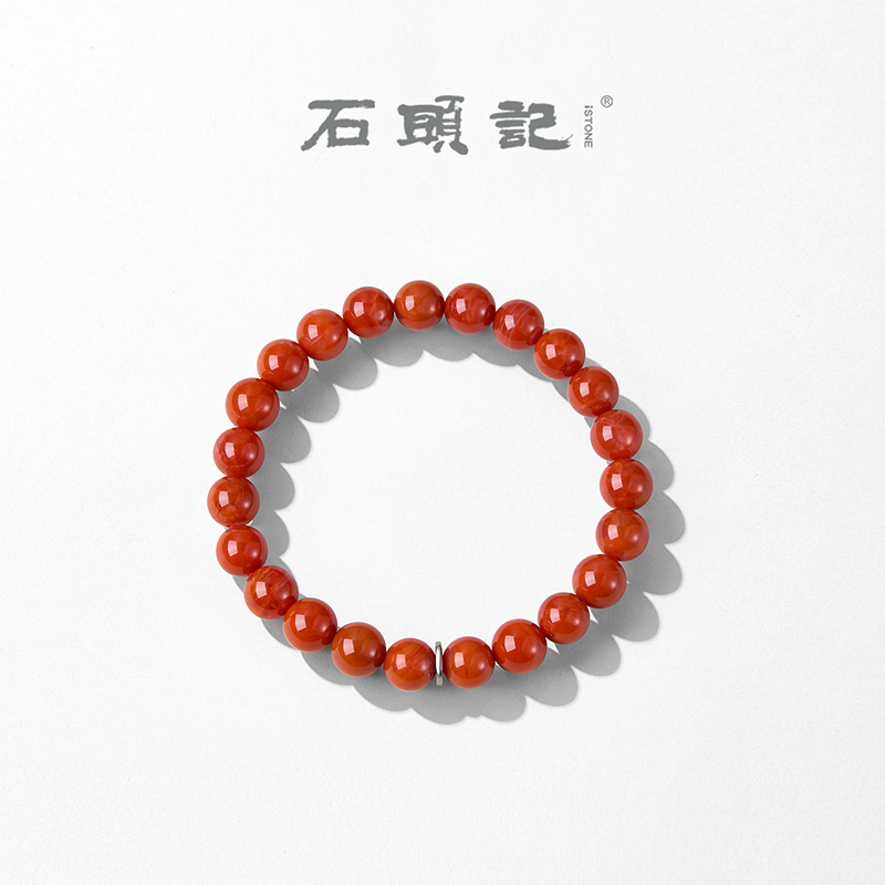 石头记南红玛瑙凉山料手串男女