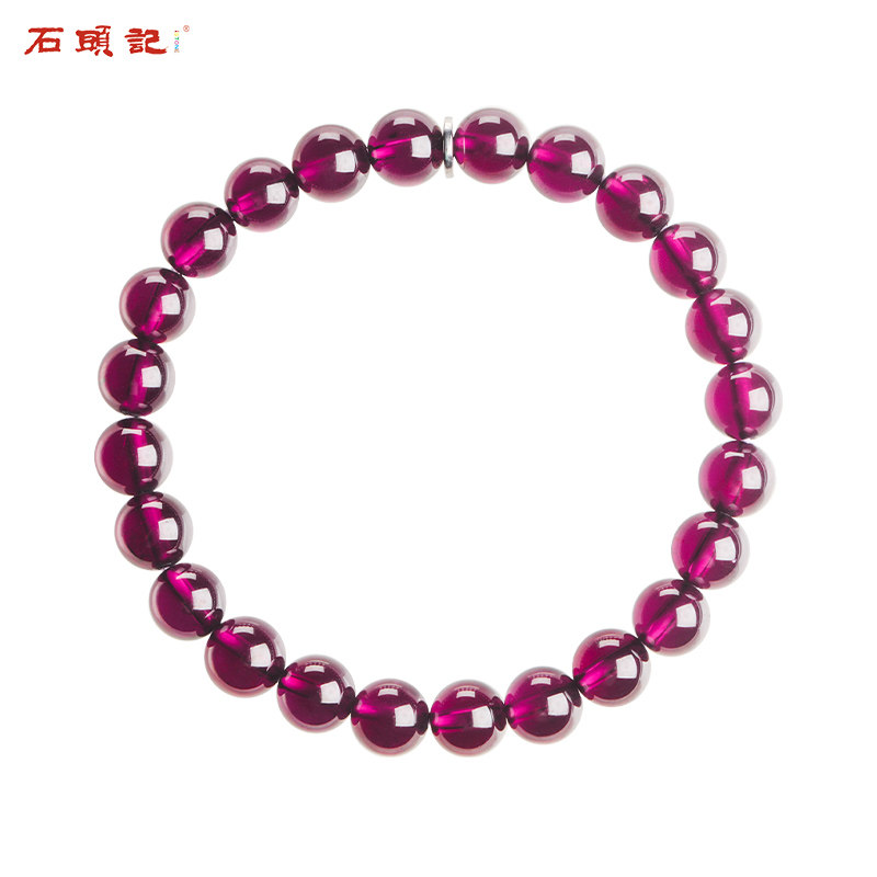iSTONE/石头记石头记 紫牙乌石榴石手链女 天然水晶首饰单圈手串|msdalam kategori Aksesori/Barang Kemas Fesyen, gelang - dari Buy2taobao.com untuk memberikan perkhidmatan ejen Taobao profesional membeli