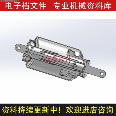 空气弹簧减震器机械设计SolidWorks三维模型通用版3D模型C21904