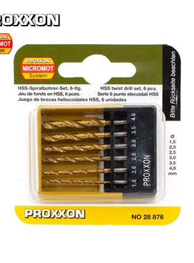 [28876]HSS 定心麻花钻头德国PROXXON迷你魔普洛克森