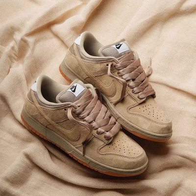 Nike耐克 Dunk SB Low男女小麦麂皮复古运动休闲滑板鞋HJ0367-200