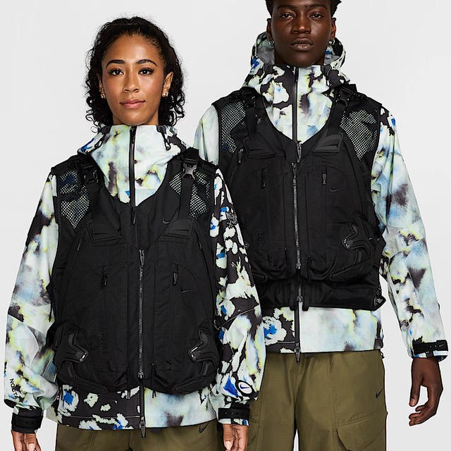 NIKE NOCTA 联名户外机能多功能战术网眼绑带马甲背心 FZ1544-010