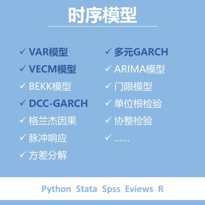 个人】r语言经济学金融计量实证报告分析sas代码 SPSS数据Eview