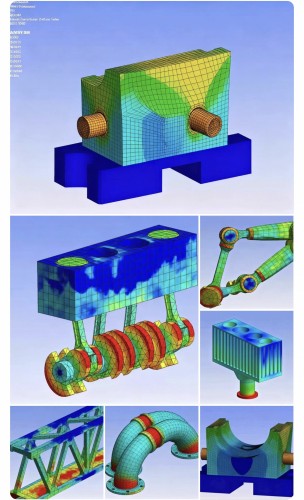 ansys仿真机械工程车辆工程solidworks非标结构cad出图matlab