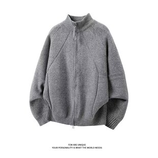 秋冬简约时尚慵懒休闲潮流百搭原宿开衫毛衣男女新款气质流行外套