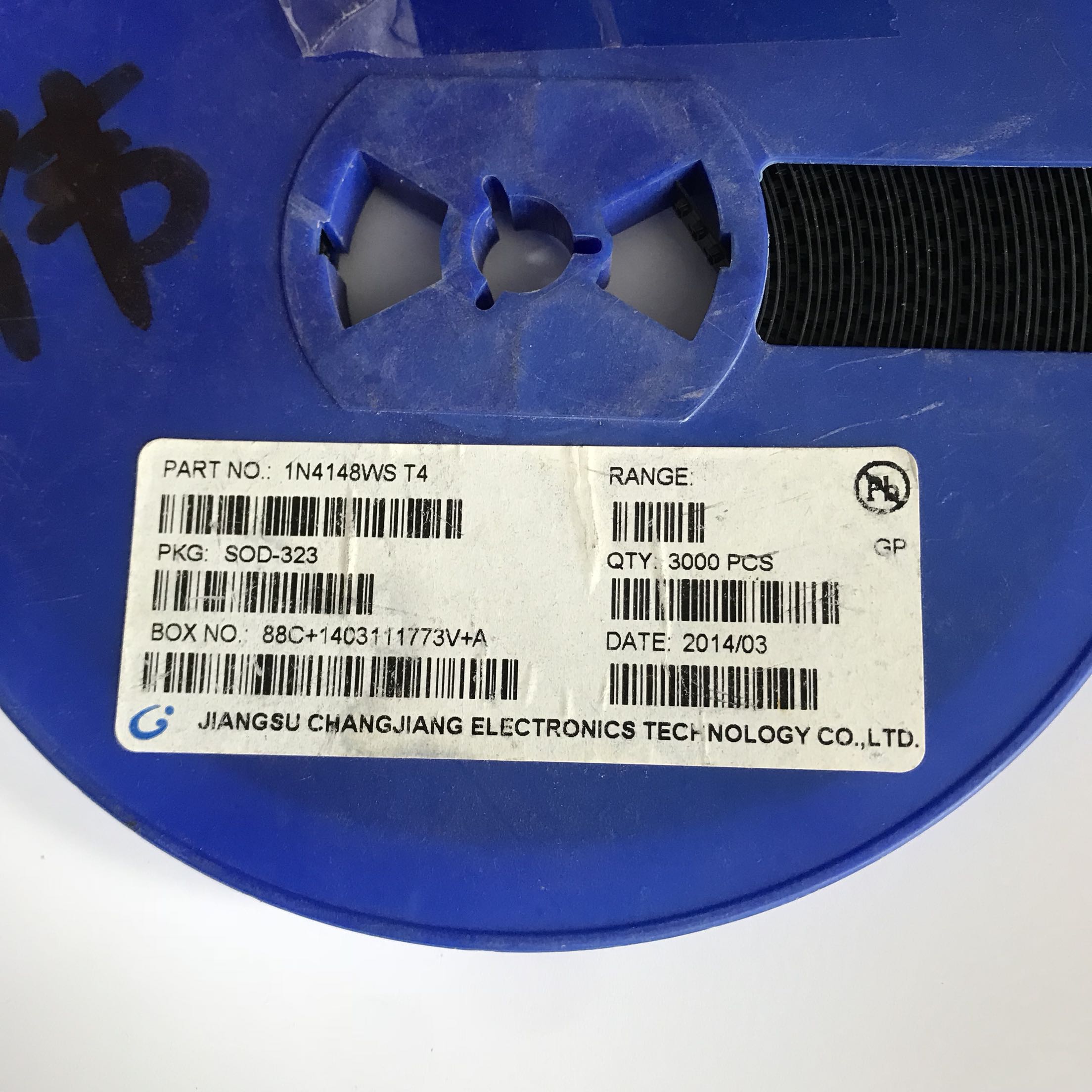 1N4148WS IN4148 0805 SOD323 丝印T4 贴片开关二极管 100只2.5元