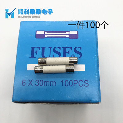 陶瓷保险管 F 6*30 15A 250V 陶瓷保险丝 F15AL250V 6X30mm