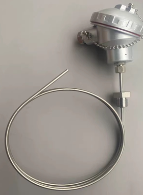 WRNK-231铠装热电偶K型0-1100℃材质1Cr18Ni9Ti安装螺纹M20*1.5