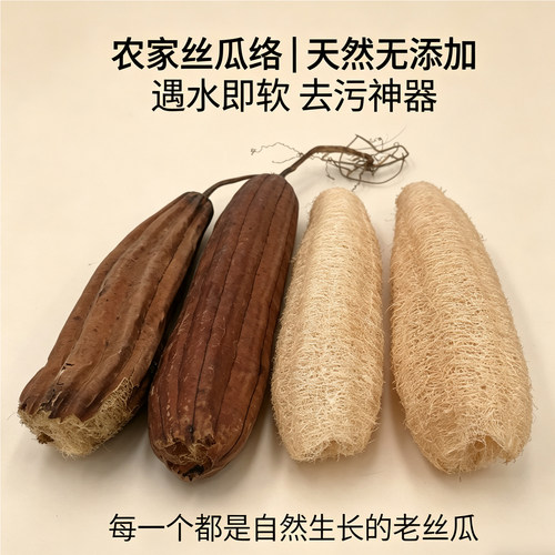 天然丝瓜络洗碗不沾油农家丝瓜瓤
