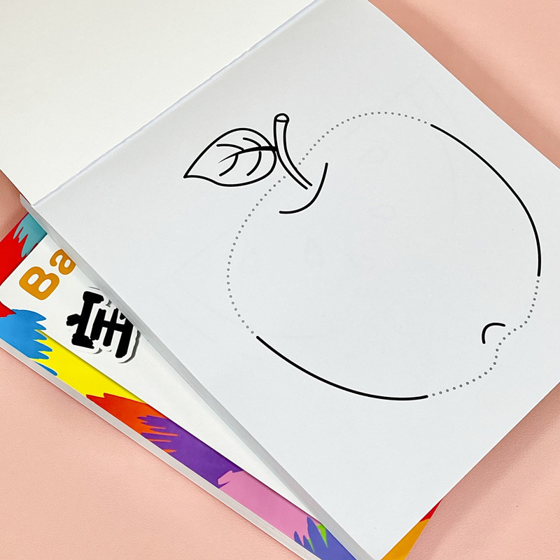 宝宝描点连线画本专注力训练玩具