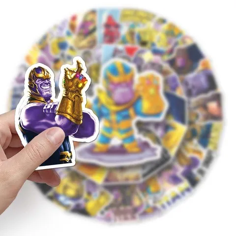 行李箱张汽车防水贴纸笔记本电脑Thanos灭霸卡通51涂鸦装饰