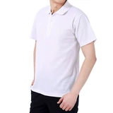 Летняя футболка polo для работы подходит для мужчин и женщин, короткий рукав, делается под заказ