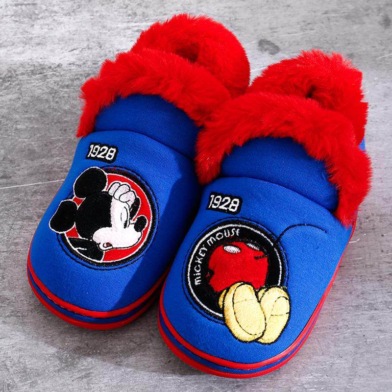 儿童棉拖鞋男童冬季室内家居保暖卡通毛绒包跟厚底防滑小男孩棉鞋,童鞋/婴儿鞋/亲子鞋,儿童棉拖鞋,淘宝优惠券,粉丝福利购,淘宝优惠卷