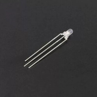 DY-209SRUBW-I-SN 发光二极管/LED 3mm圆头有边红蓝双色 D=3mm
