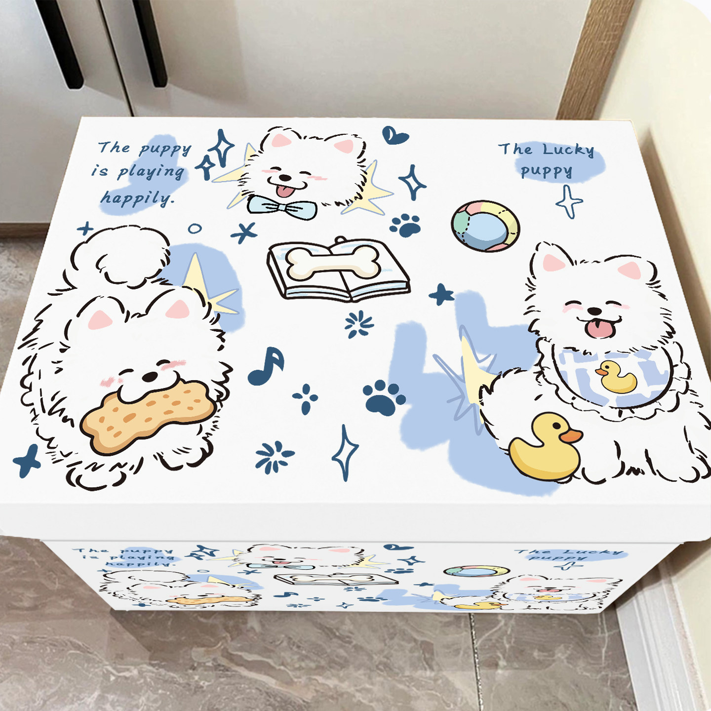 萨摩耶生日大号礼盒空箱