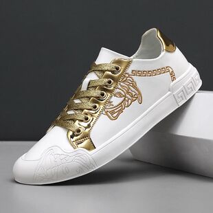 脏脏鞋 做旧小白鞋 圆头男女同款 板鞋 潮 版 休闲德训鞋 星星小脏鞋