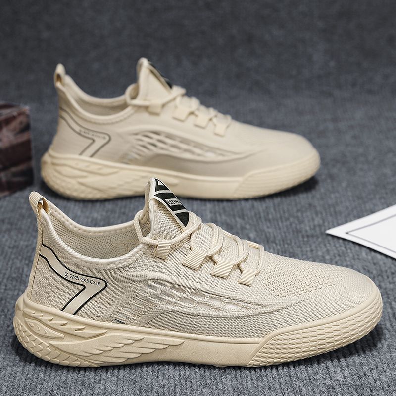 保罗达弗林夏季男鞋超轻薄镂空网眼透气休闲运动鞋软底跑步鞋子男