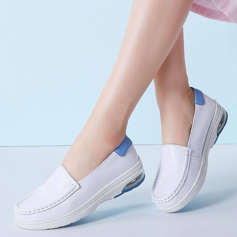 诺诗客气垫护士鞋女透气软底不累脚鞋舒适防臭防滑医护工作鞋