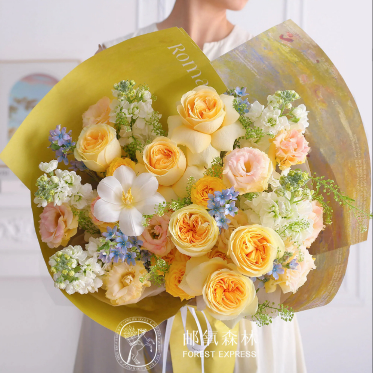 武汉鲜花同城速递洪山武昌汉口汉阳江汉江岸百合花店订花生日送花