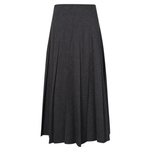 中長(zhǎng)款 MM商場(chǎng)同款 2024秋季 新品 百褶半身腰裙女高腰百搭5FA141961