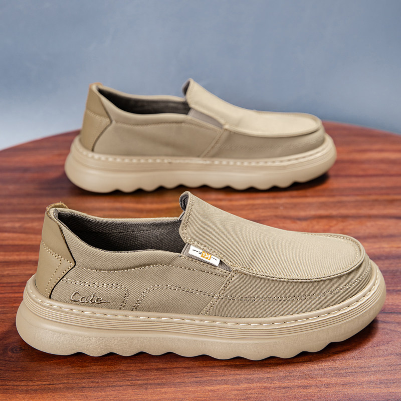 男士休闲老北京布鞋年轻人2026新款鞋子软底工作帆布鞋男款一脚蹬,流行男鞋,布鞋,淘宝优惠券,粉丝福利购,淘宝优惠卷
