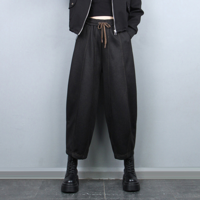 南瓜裤休闲长裤女冬加厚加绒棉裤