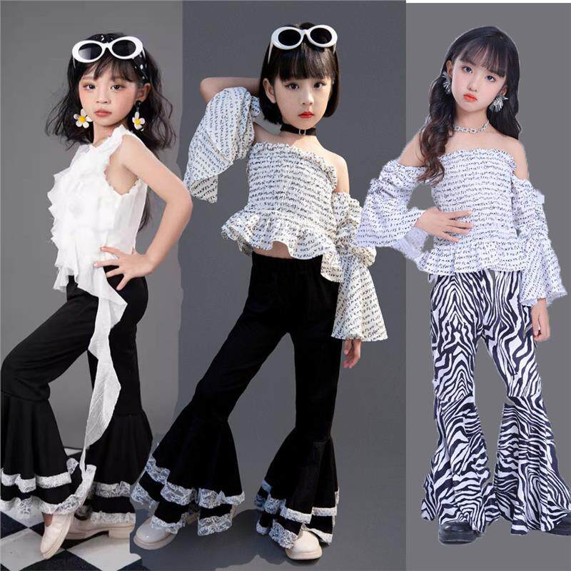 90怀旧时光复古港风80年代演出服女童幼儿园走秀比赛儿童摄影潮服