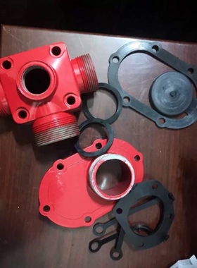 2寸高扬程水泵高压抽水机进水座出水座 橡胶密封进水阀出水阀拍门